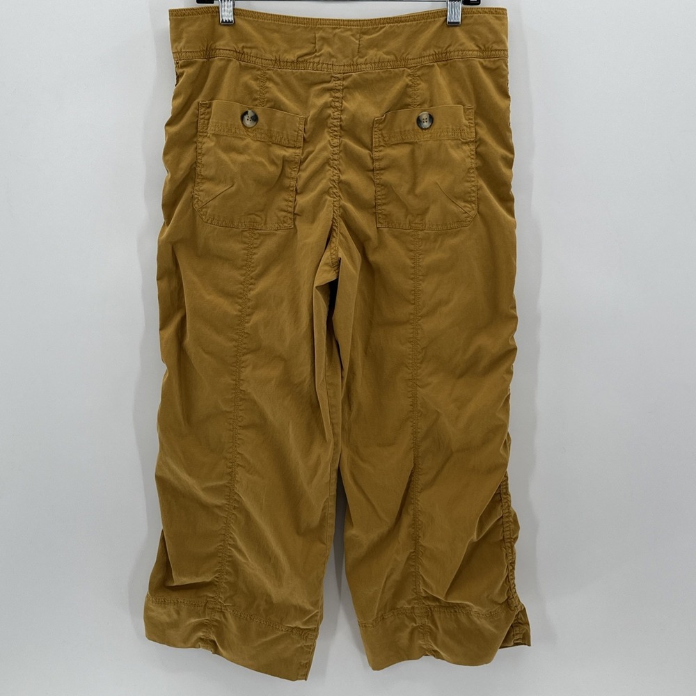 Anthropologie Pants Woman's 31 Cargo Look Wide Leg Baggy Canvas Look Ripstop - Picture 5 of 13